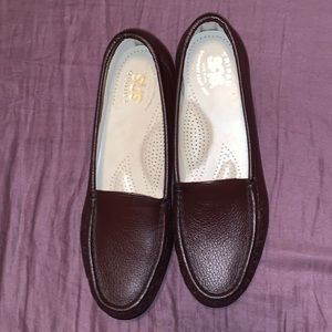 SAS Leather Loafers in Brown